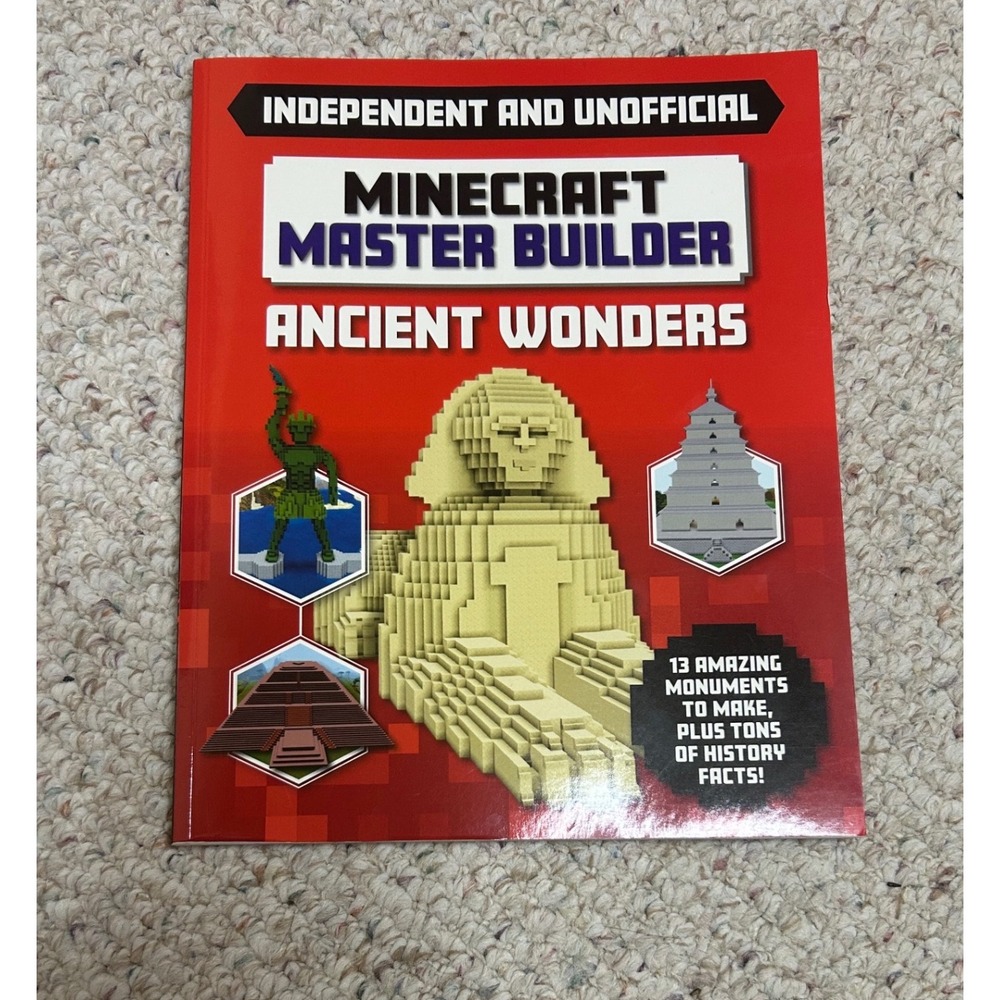 Minecraft Master Builder Ancient Wonders Guide Book 13 Epic Builds 2022 Paperbk